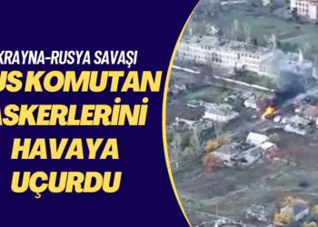 Rus komutan askerlerini havaya uçurdu