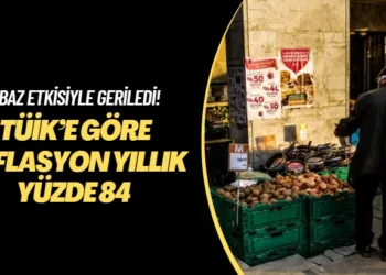 Baz etkisiyle geriledi! TÜİK’e göre enflasyon yıllık yüzde 84