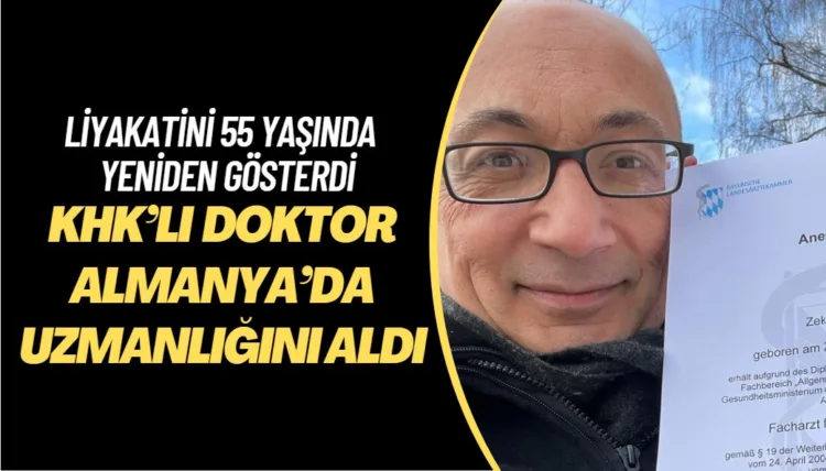 KHK’lı aile hekimi, Almanya’da uzmanlığını aldı: Liyakatimi 24 yıl sonra yeniden gösterdim