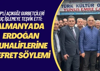AKP milletvekili Almanya’da gurbetçileri suç işlemeye teşvik etti: Erdoğan muhaliflerine karşı Nefret söyleminde bulundu.