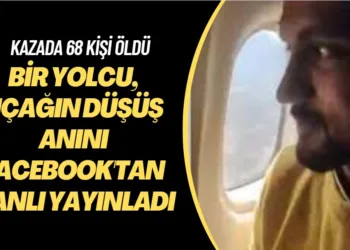 Bir yolcu, uçağın düşüş anını Facebook’tan canlı yayınladı