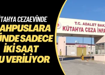 Kütahya Cezaevinde mahpuslara günde sadece iki saat su veriliyor
