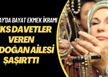 Saray’ta lüks davetleriyle dikkat çeken Erdoğan ailesi şaşırttı: Bayat ekmekle davet verildi