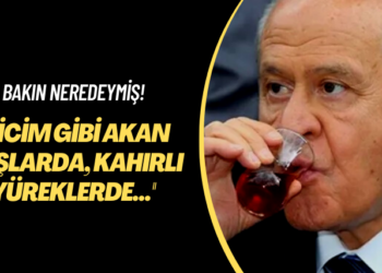 Bakın neredeymiş! Sicim gibi akan yaşlarda, kahırlı yüreklerde…