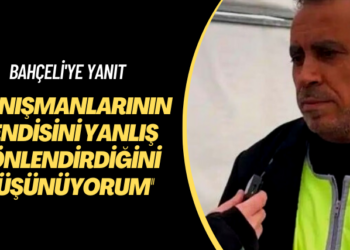 Bahçeli’ye yanıt: Danışmanlarının kendisini yanlış yönlendirdiğini düşünüyorum