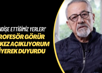 Endişe ettiğimiz yerler! Profesör Görür ‘ilk kez açıklıyorum’ diyerek duyurdu