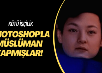 Kötü işçilik… Çinli görevliyi ‘photoshop’la Müslüman yapmışlar