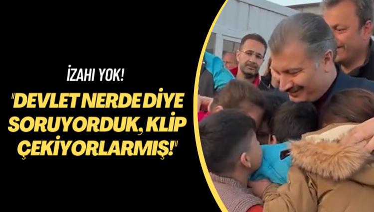 İzahı yok! Devlet nerede diye soruyorduk, klip çekiyorlarmış!