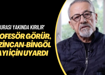 ‘Burası yakında kırılır’ Profesör Görür, Erzincan-Bingöl fayı için uyardı