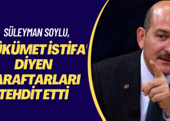 Soylu, ‘hükümet istifa’ diyen taraftarları tehdit etti