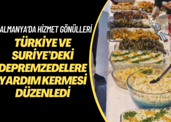 Türkiye ve Suriye’deki depremzedelere yardım kermesi