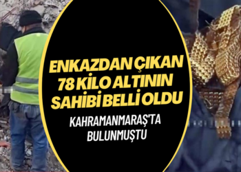 Kahramanmaraş’ta enkazda bulunan 78 kilo ağırlığındaki altın kemerlerin sahibi belli oldu