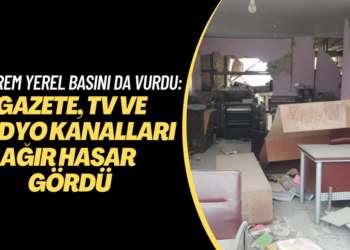 Deprem yerel basını da vurdu: Gazete, televizyon ve radyo kanalları ağır hasar gördü