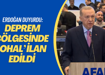 Erdoğan duyurdu: Deprem bölgesinde ‘OHAL’ ilan edildi