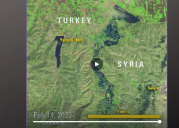 Maraş depreminde Suriye sular altında kaldı