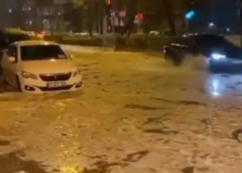 Gaziantep ve Kilis’te çok şiddetli sağanak ve dolu