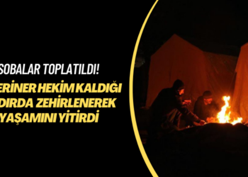 Veteriner hekim kaldığı çadırda sobadan zehirlenerek yaşamını yitirdi