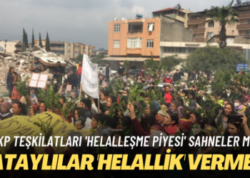 AKP teşkilatları ‘helalleşme piyesi’ sahneler mi? Hataylılar ‘helallik’ vermedi