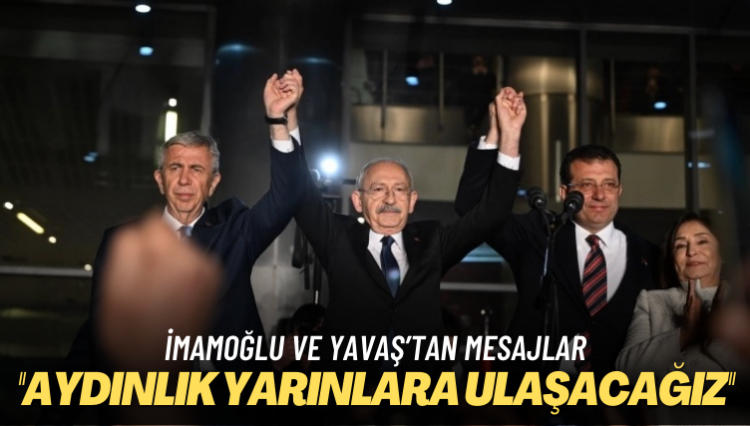İmamoğlu ve Yavaş’tan mesajlar: Aydınlık yarınlara en kısa sürede ulaşacağız