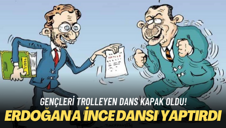 Gençleri trolleyen dans kapak oldu! Erdoğan’a ‘İnce dansı’ yaptırdı