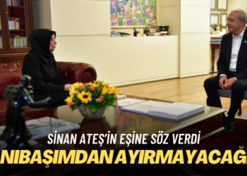 Sinan Ateş’in eşine söz verdi: Yanıbaşımdan ayırmayacağım