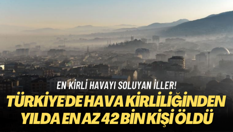 En kirli havayı soluyan iller! Türkiye’de hava kirliliğinden yılda en az 42 bin kişi öldü
