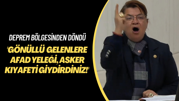 Deprem bölgesinden döndü: Gönüllü gelenlere AFAD yeleği giydirdiniz, asker kıyafeti giydirdiniz!