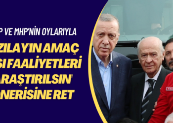 AKP ve MHP’nin oylarıyla: ‘Kızılay’ın amaç dışı faaliyetleri araştırılsın’ önerisine ret