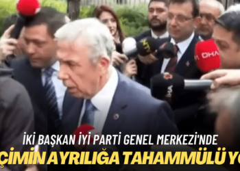 İmamoğlu ve Yavaş İYİ Parti genel merkezinde: Seçimin ayrılığa tahammülü yok