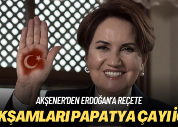 ‘Akşamları papatya çayı iç!’ Akşener’den Erdoğan’a reçete