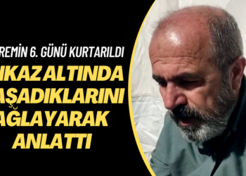 Enkazdan 6. gün madenciler tarafından çıkarılan Okul Müdürü Sadık Tunç: Dünya bomboşmuş, bunu anladım