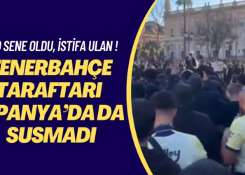 Fenerbahçeliler İspanya’da da susmadı: 20 sene oldu, istifa ulan