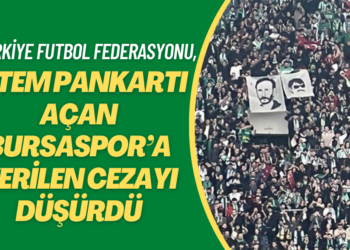 TFF, JİTEM pankartı açan Bursaspor’a verilen cezayı düşürdü