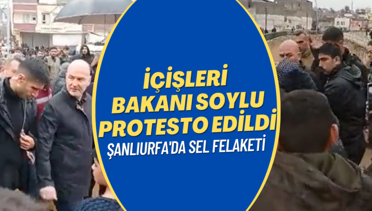 Şanlıurfa’da İçişleri Bakanı Soylu protesto edildi