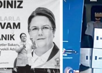 İddia: AFAD’ın yardım kolisi Yanık’ın propaganda aracından çıktı