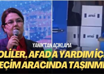 Yanık’tan açıklama: Koliler, AFAD’a yardım için seçim aracında taşınmış