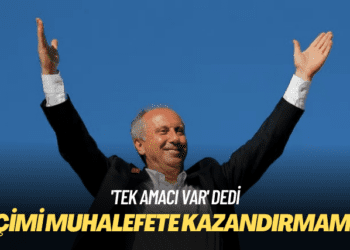 ‘Tek amacı var’ dedi: Seçimi muhalefete kazandırmamak