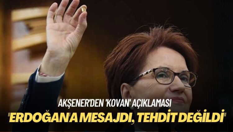 Akşener’den ‘kovan’ açıklaması: Erdoğan’a mesajdı, tehdit değildi