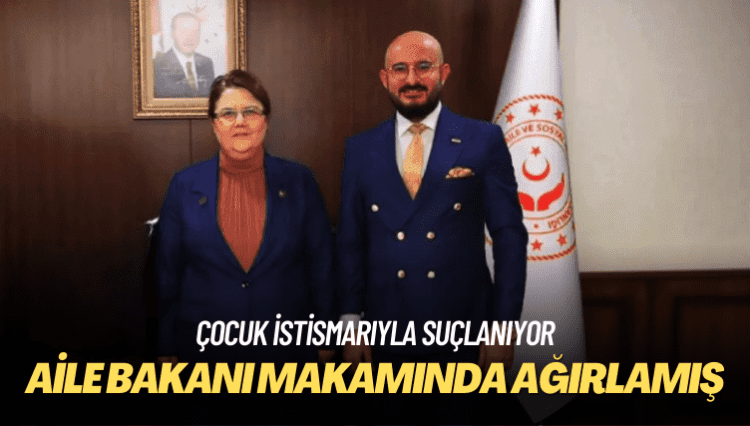 Çocuk istismarıyla suçlanıyor: Aile bakanı makamında ağırlamış!