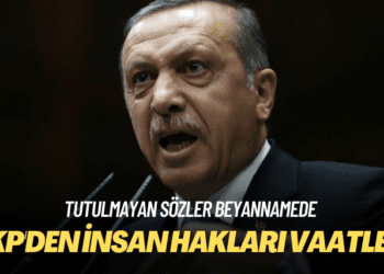 Tutulmayan sözler beyannamede: AKP’den insan hakları vaatleri