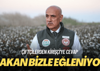 Çiftçilerden Kirişçi’ye cevap: Bakan bizle eğleniyor