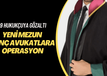 Yeni mezun genç avukatlara operasyon: 9 gözaltı