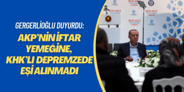 AKP’nin iftar yemeğine, KHK’lı polisin depremzede eşi alınmadı