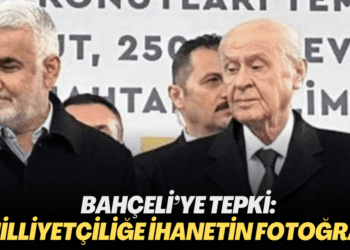 Bahçeli’ye tepki: Milliyetçiliğe ihanetin fotoğrafı