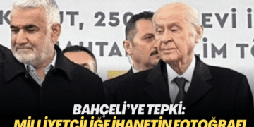Bahçeli’ye tepki: Milliyetçiliğe ihanetin fotoğrafı