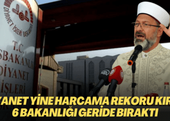 Diyanet yine harcama rekoru kırdı, 6 bakanlığı geride bıraktı
