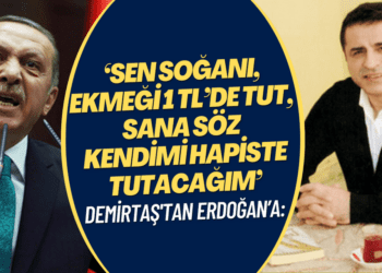 Demirtaş Erdoğan’a cevap verdi: ‘Sen soğanı, ekmeği 1 TL’de tut, sana söz ben kendimi hapiste tutacağım’