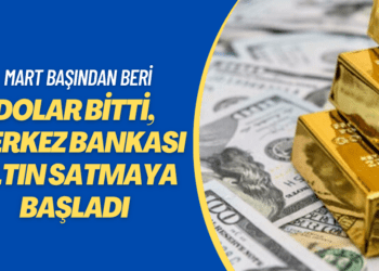 Dolar bitti, Merkez Bankası altın satmaya başladı