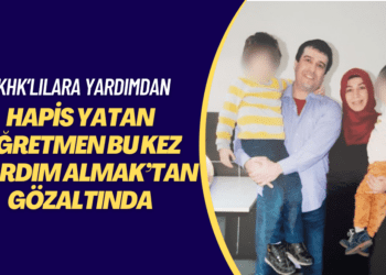 KHK’lılara yardımdan hapis yatan öğretmen bu kez ‘yardım almak’tan gözaltında: Kanser hastası eşi de tutuklu