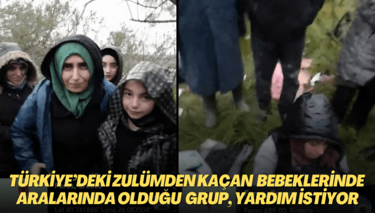Türkiye’deki zulümden kaçan bebeklerinde aralarında olduğu grup, acil yardım bekliyor